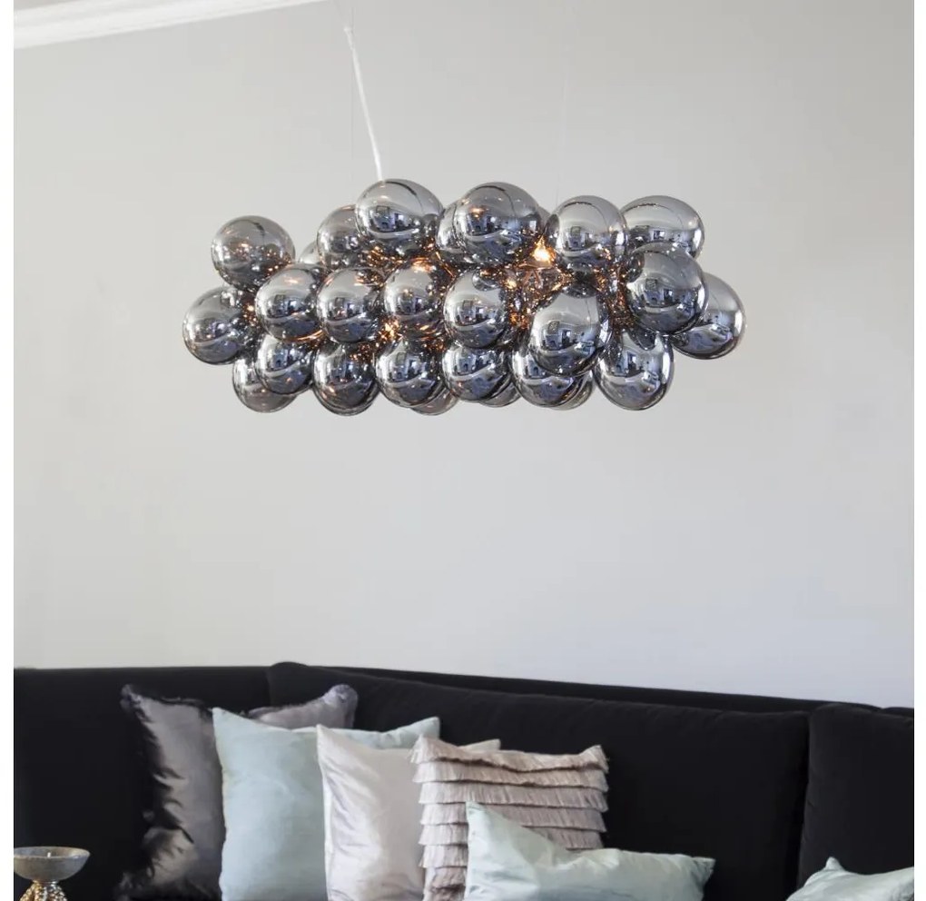 ByRydens 4200880-4505 - Żyrandol na lince GROSS BAR 8xG9/5W/230V dymny/czarny