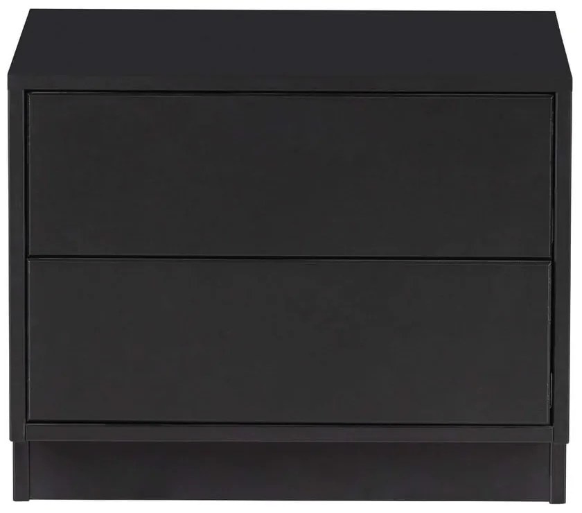 Czarna modułowa szafka pod TV z litego drewna sosnowego 50x40 cm Finca – WOOOD