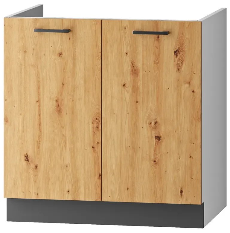 Szafka kuchenna pod zlew dąb artisan N7-S25