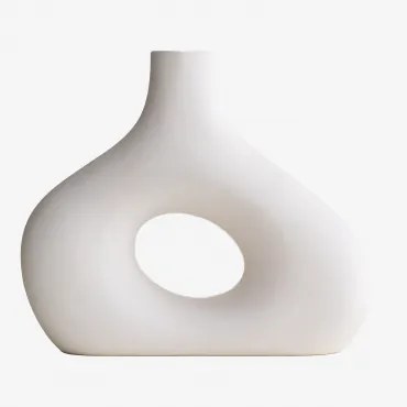 Wazon Ceramiczny Sabel Biała - Sklum