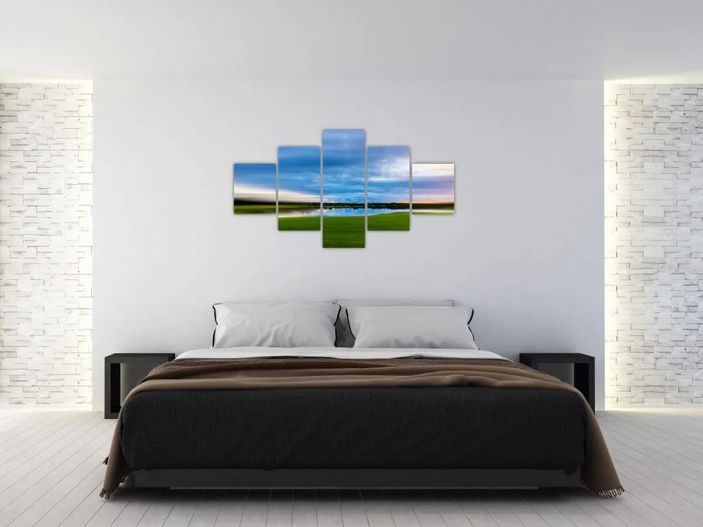 Obraz łąki (125x70 cm)