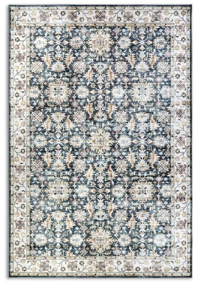 Niebieski dywan 160x230 cm Saveh Blue Cream – Elle Decoration