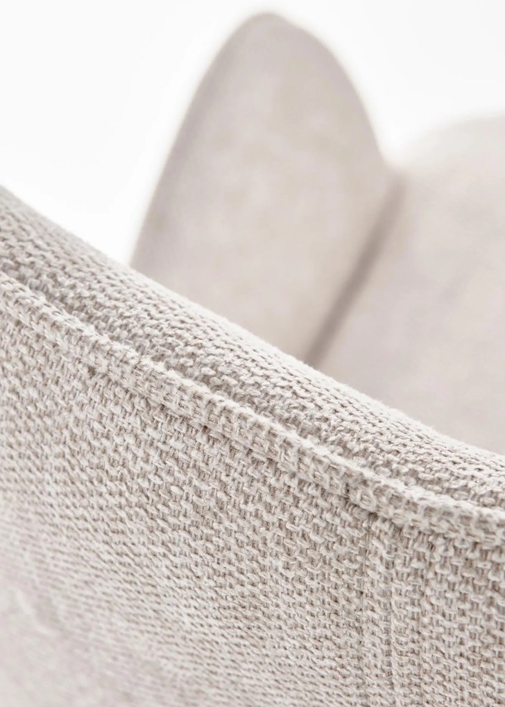 Krzesło beżowe, nowoczesne, K481 wygodne, czarny stelaż, elegancki design