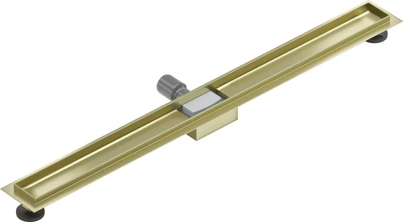Mexen Flat korpus do odpływu liniowego 90 cm, złoty szczotkowany - 1A15090