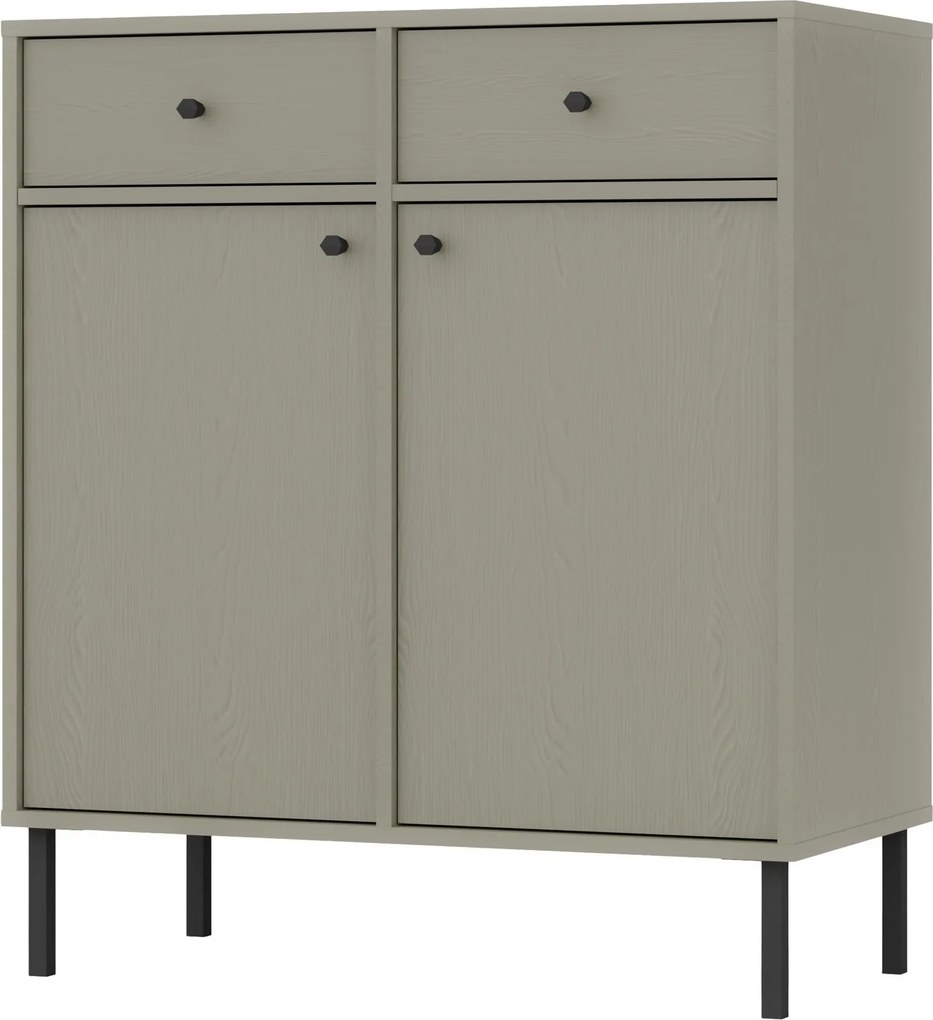 Komoda TORINO 84 cm do Salonu Sypialni Odcienie zieleni