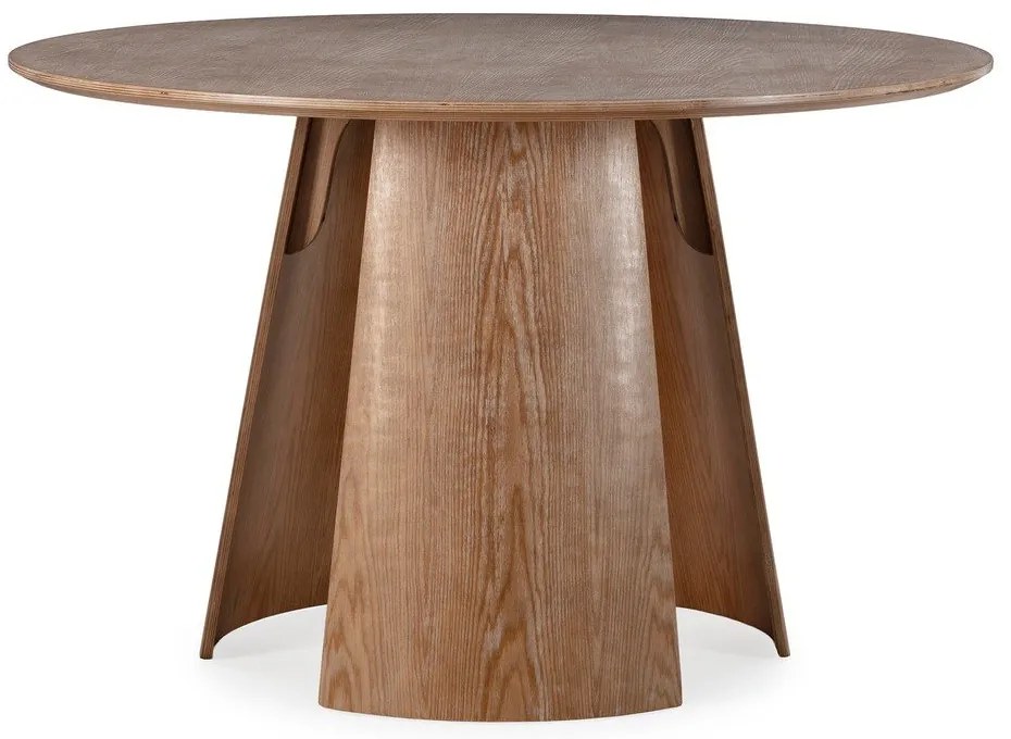 Okrągły stół w dekorze dębu ø 120 cm Zuri – MOME