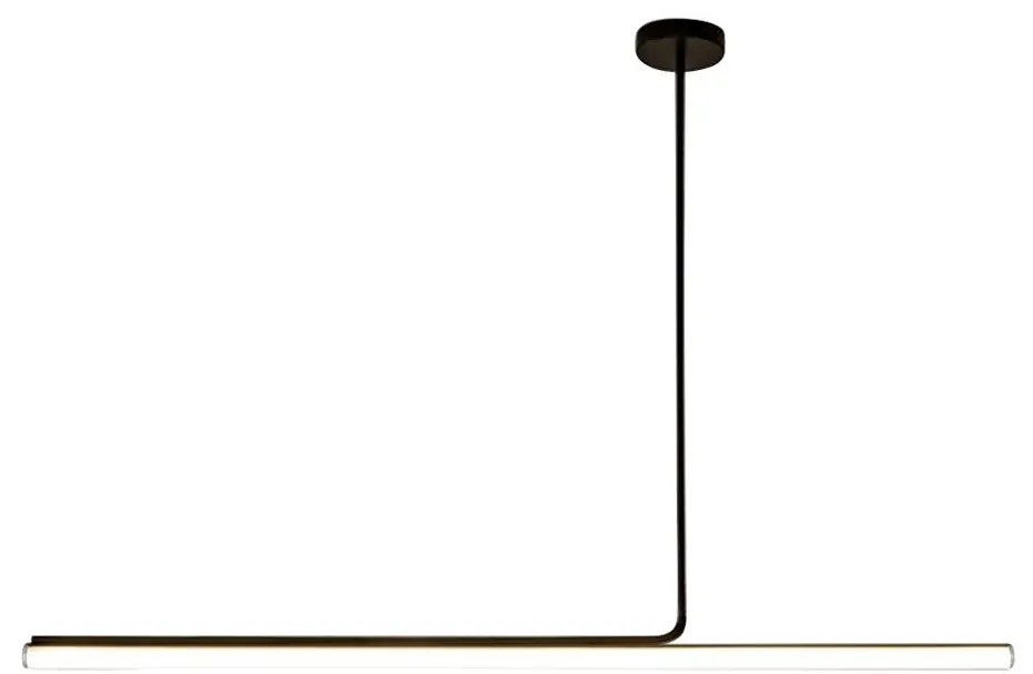 LAMPA SUFITOWA WISZĄCA LED APP1659-CP Black 120cm