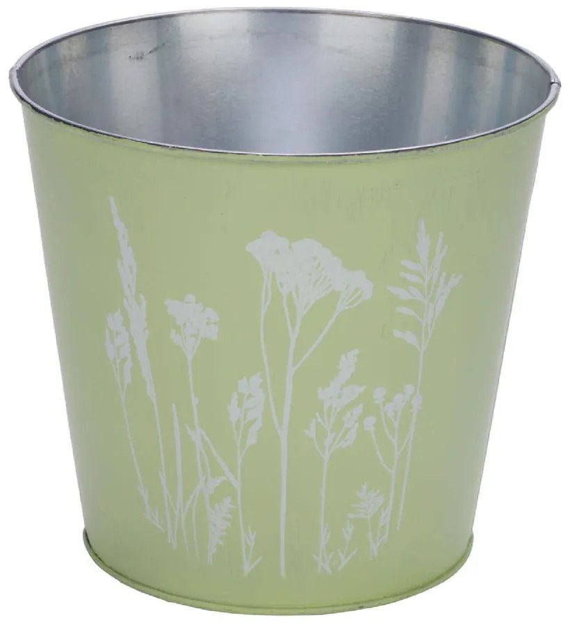 Zielona doniczka Ego Dekor Flowery, ø 10,5 cm