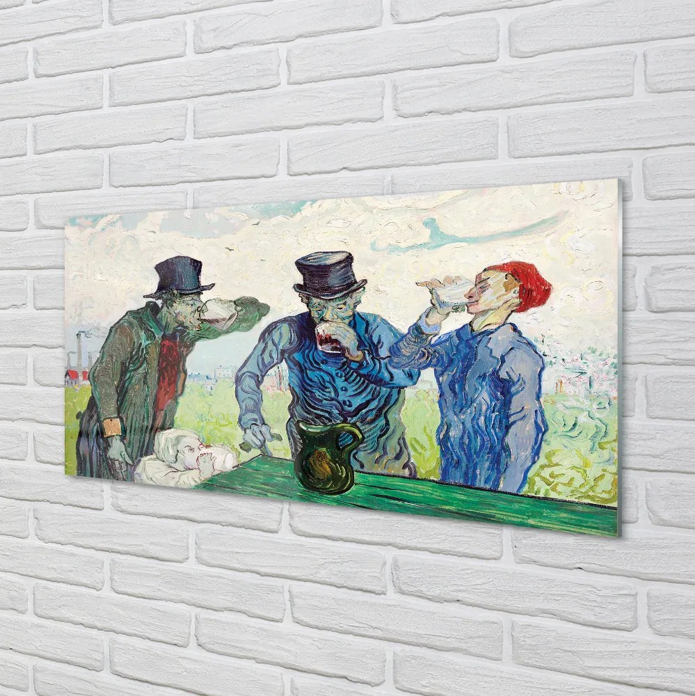 Szklany Panel Pijący - Vincent Van Gogh