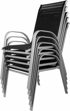 Zestaw mebli ogrodowych GARTHEN 5 częściowy antracyt