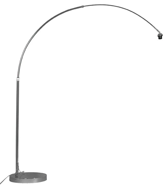 Luk Nowoczesna lampa łukowa chromowana regulowana bez klosza Nowoczesny Oswietlenie wewnetrzne
