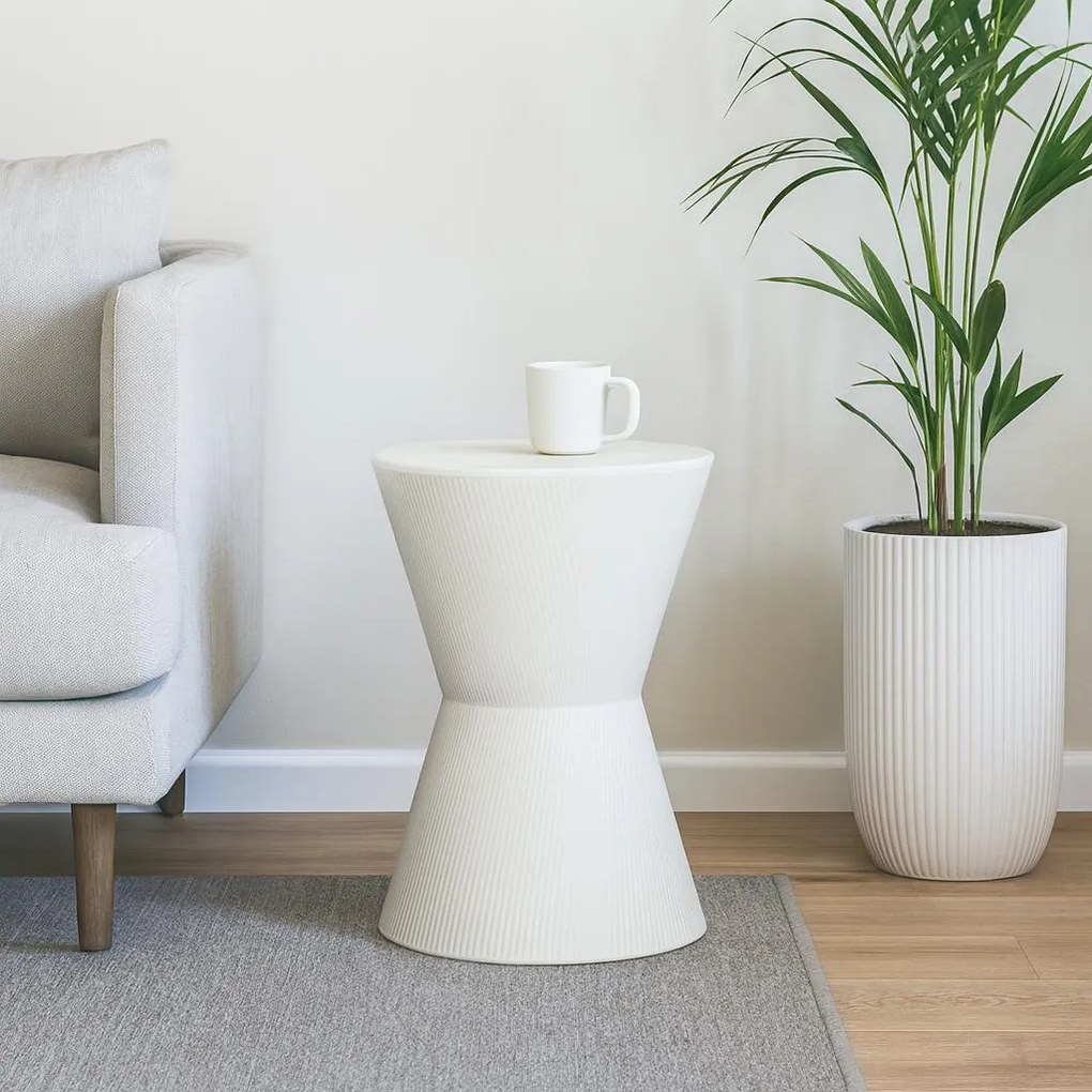 Stolik boczny do kanapy typu totem TOME, Ø 29 x 45 cm