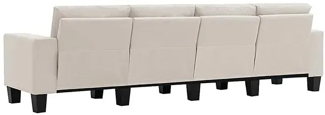 4-osobowa kremowa sofa z poduszkami - Magnex 4Q