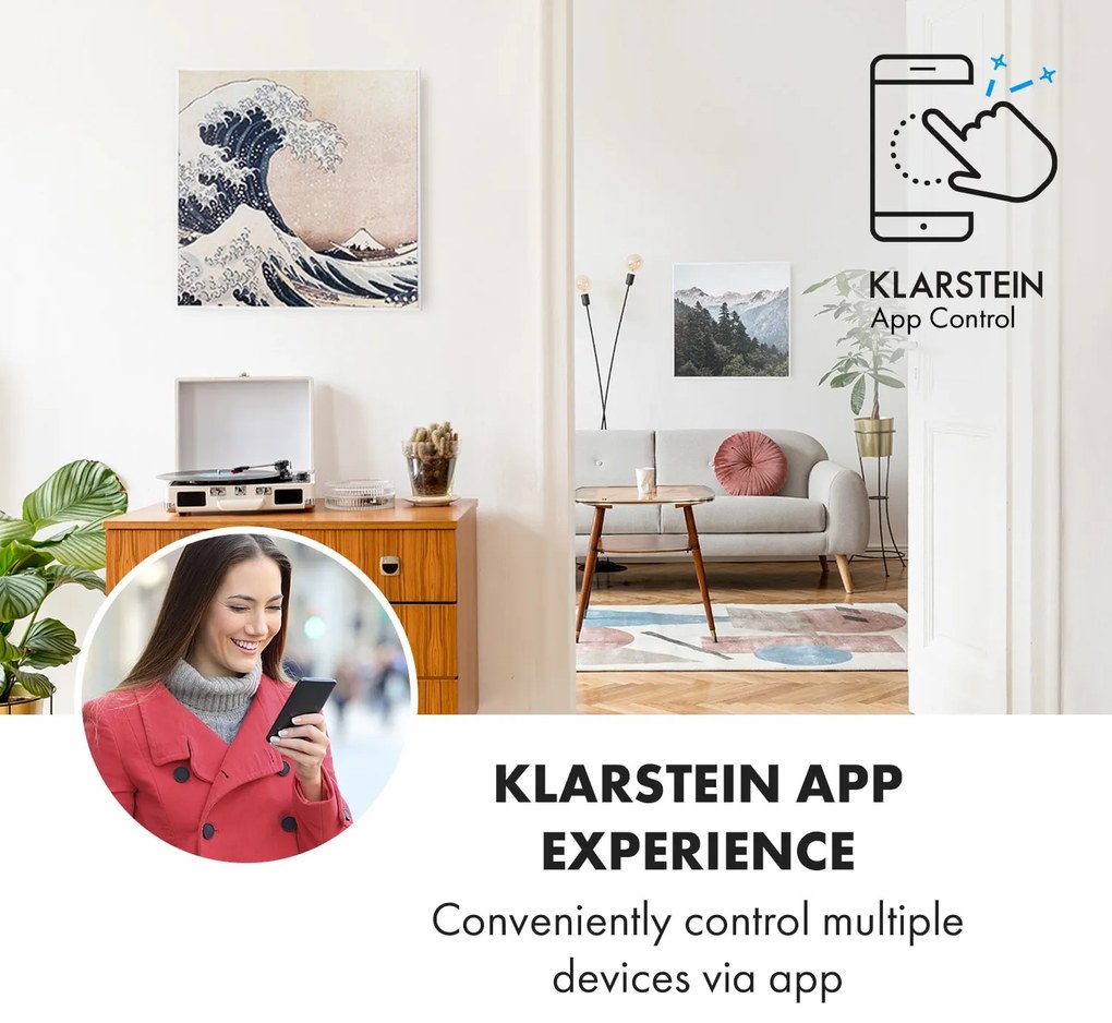 Klarstein Wonderwall Air Art Smart Panel grzewczy na podczerwień