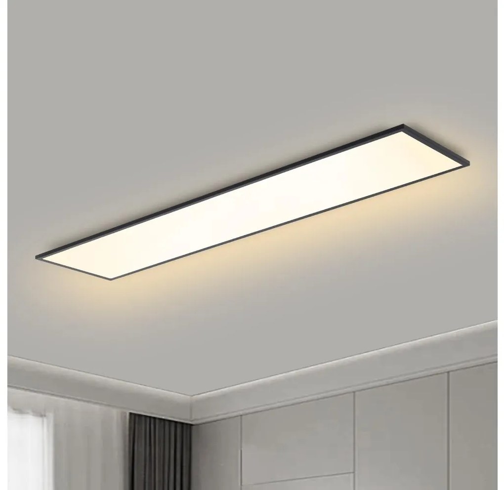 Brilagi - Ściemnialne oświetlenie LED SLIMFRAME LED/58W/230V 120x30 cm czarny + pilot