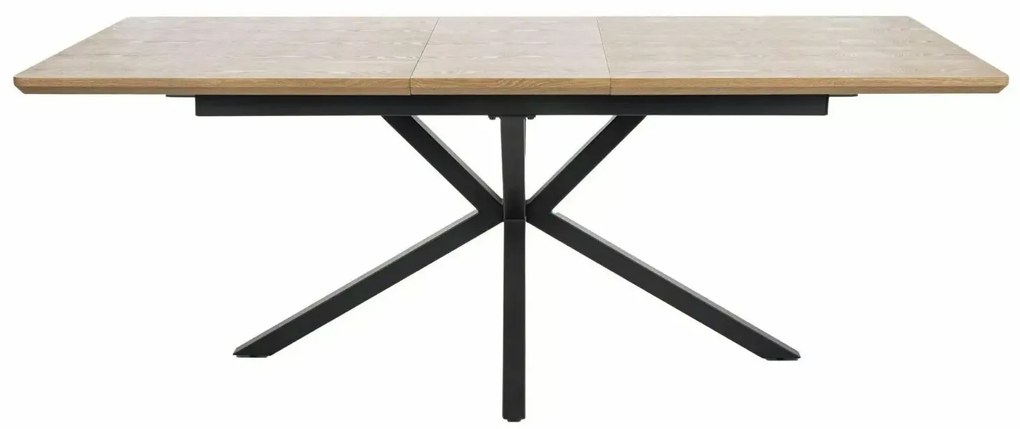 STÓŁ LOGAN DĄB/CZARNY MAT 160(200)X90 SIGNAL