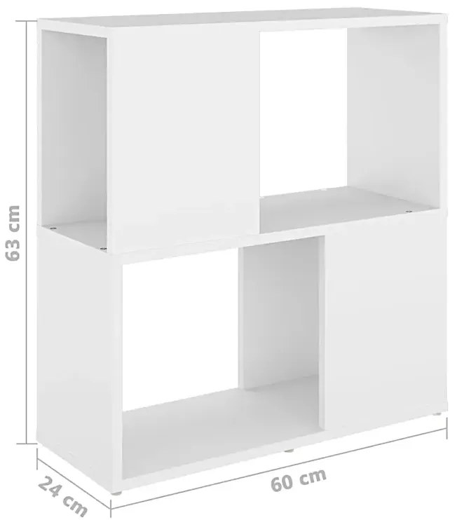 Biała biblioteczka regał do salonu Z4-M55