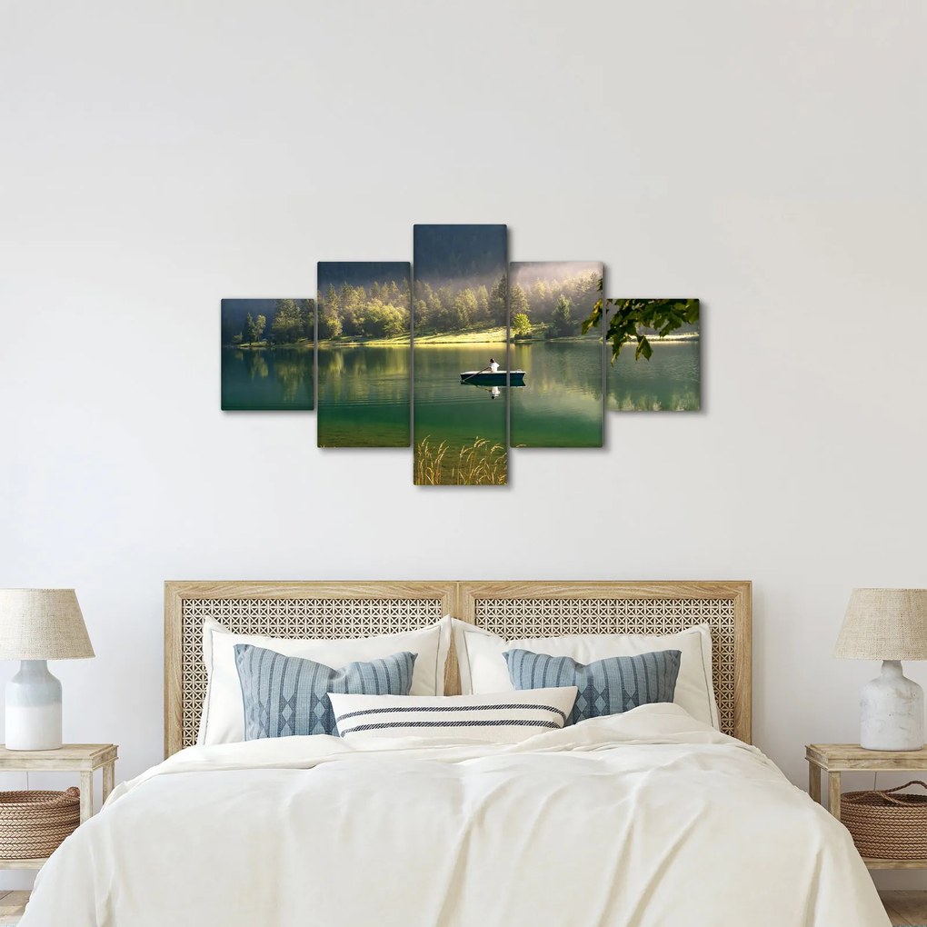Obraz jeziora (125x70 cm)