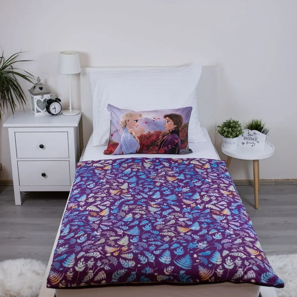 Bawełniana pościel dziecięca do łóżeczka 100x135 cm Frozen "Wind" – Jerry Fabrics