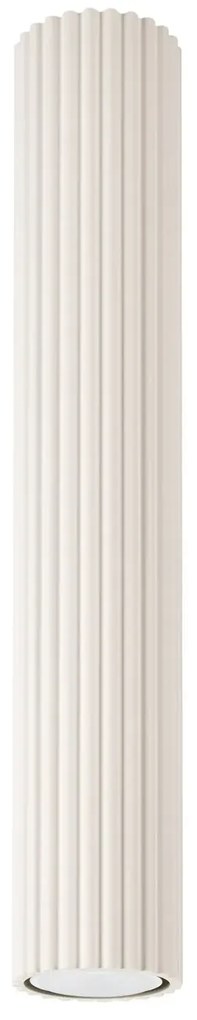 Plafon KARBON 40 beżowy ryflowany  SOLLUX  LIGHTING