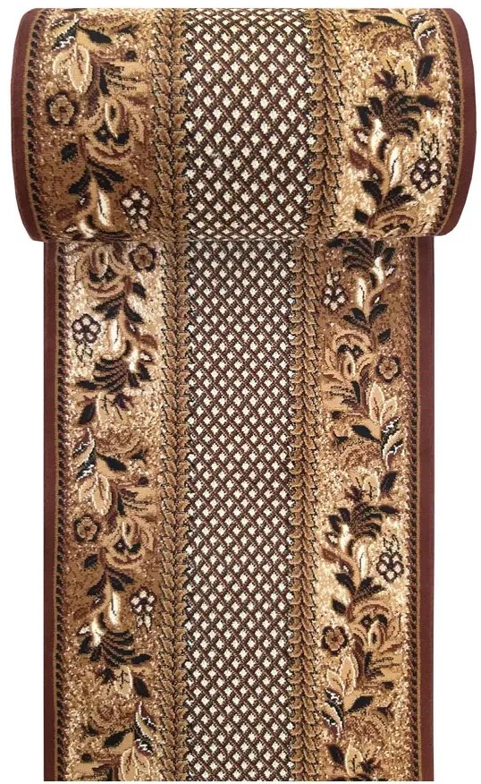Brązowy elegancki chodnik na metry W8-P41