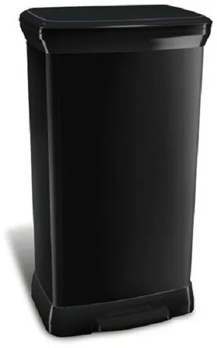 Curver Kosz na śmieci Rectangular 50 l, czarny