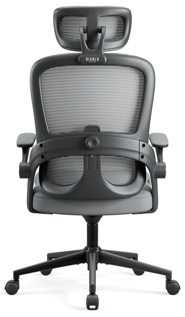 Fotel biurowy, ergonomiczny Diablo V-Light, szary