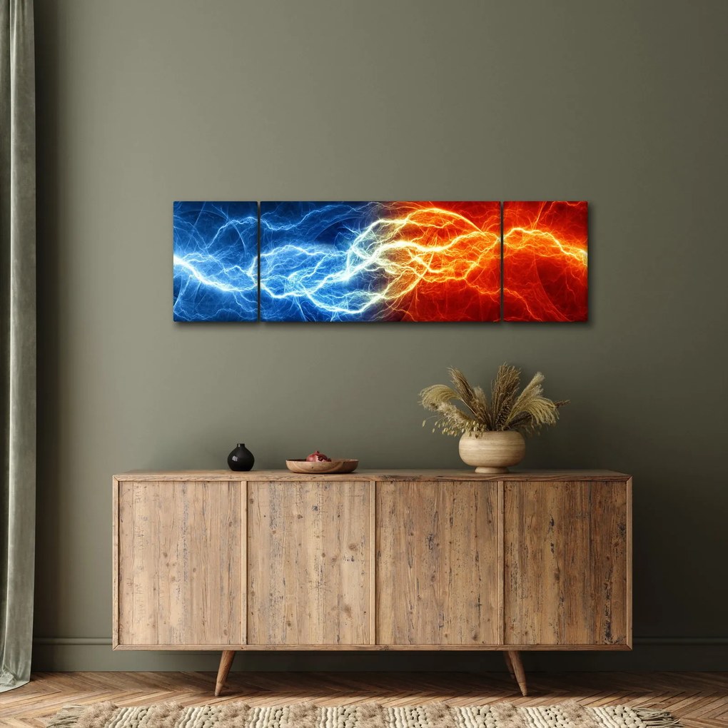 Obraz napięcia elektrycznego (170x50 cm)