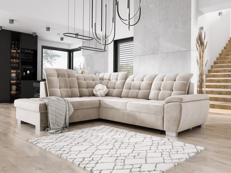 Narożnik LOTTA L wolnostojący Lewostronny tkanina SALVADOR 01 WERSAL