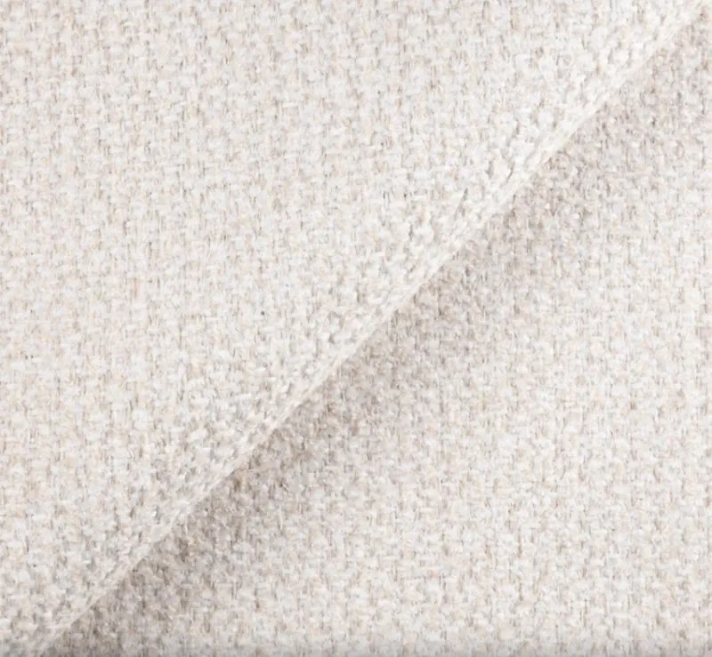 Narożnik ALMI Lewostronny z funkcją spania, wolnostojący tkanina EXCITE ME 01 Biały