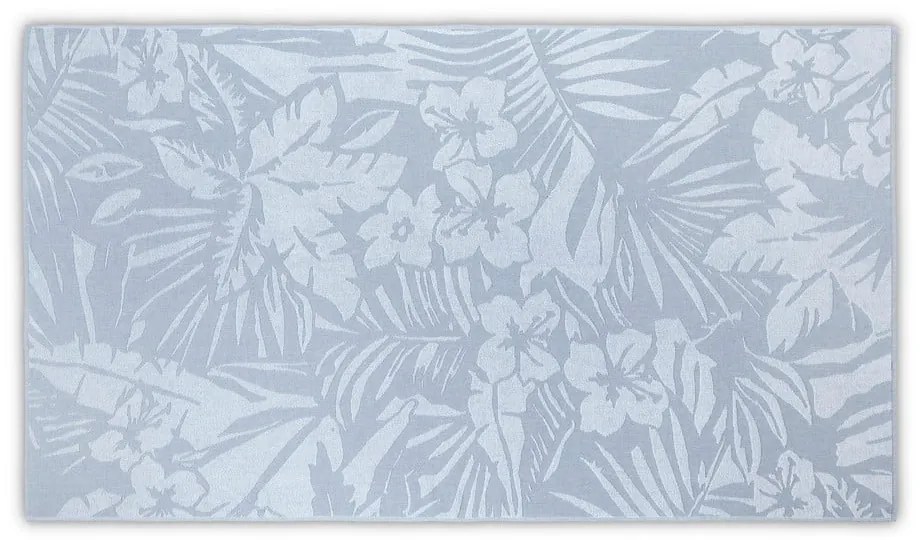 Niebieski ręcznik plażowy 180x100 cm Botanic – Foutastic