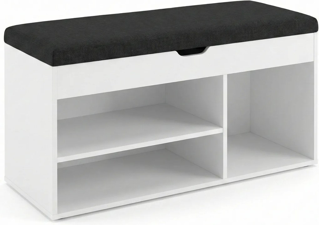 Szafka na buty z siedziskiem TRIA, 80 x 30 x 43 cm