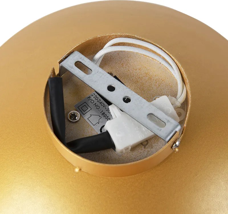 Lampa sufitowa w stylu art deco złoto/mosiądz z wbudowanym LED - Sun