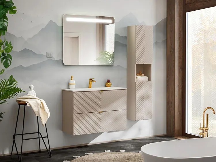 Kaszmirowa szafka pod umywalkę z szufladami N2-D20