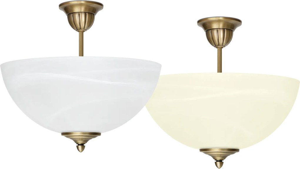 Lampa mosiężna z 1 kloszem V-S1A