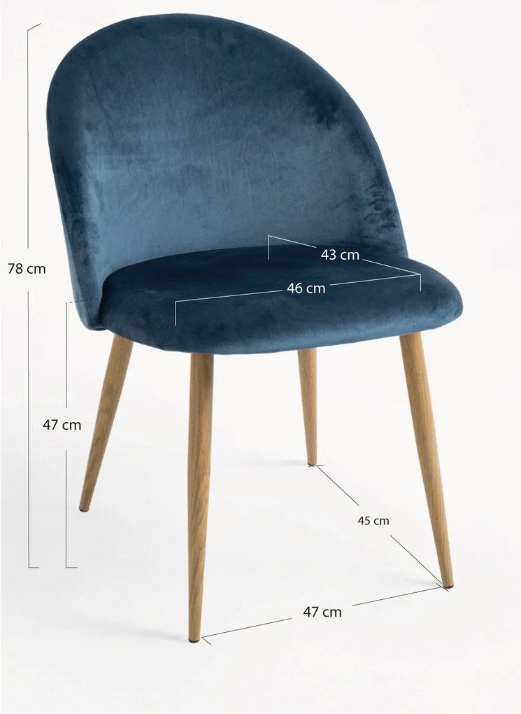 Silla Vint Terciopelo