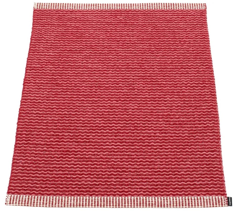 Czerwony dywan odpowiedni na zewnątrz 60x85 cm Mono Blush – Pappelina