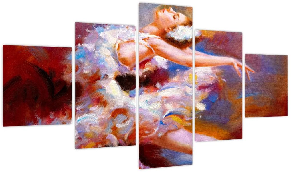 Obraz - Baletnica, malarstwo (125x70 cm)
