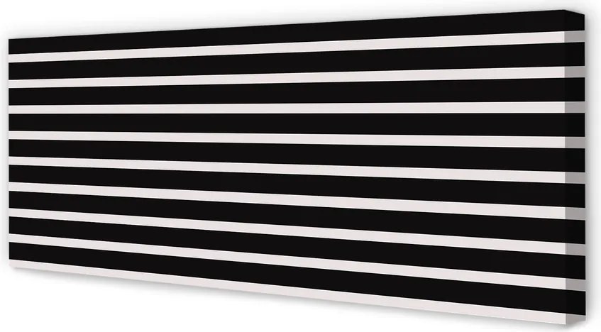 Zdjęcie na płótnie Klasyczne Czarne Pasy