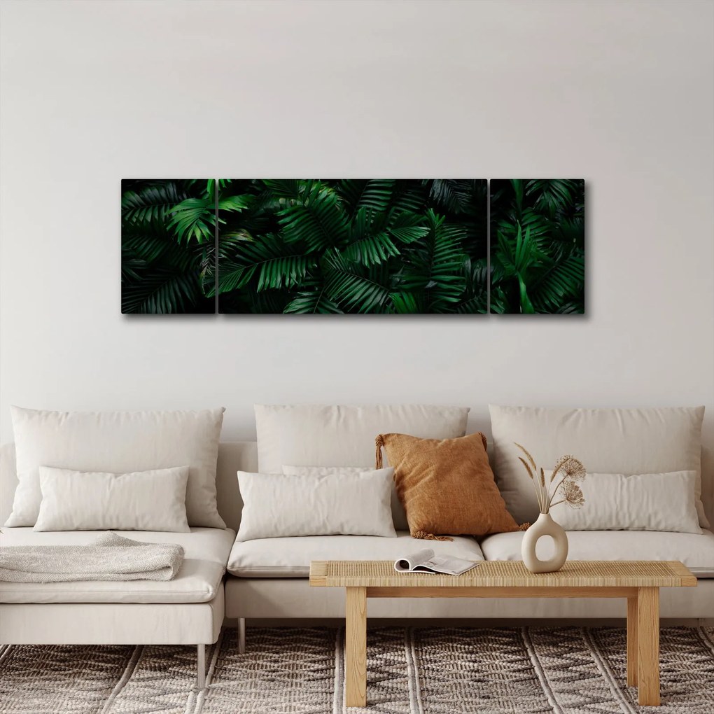 Obraz - Paprocie tropikalne (170x50 cm)