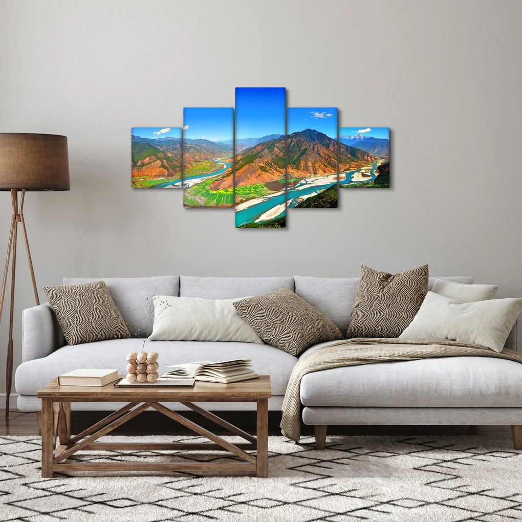 Obraz - Rzeka Jangcy (125x70 cm)