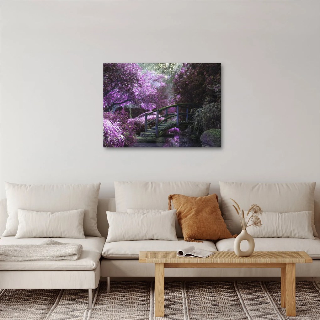 Obraz - Mistyczny ogród (70x50 cm)