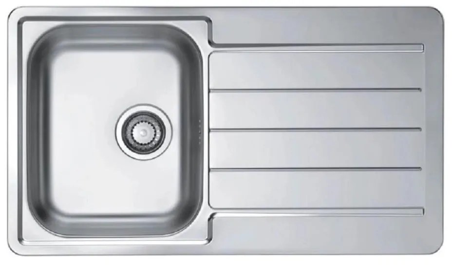 ALVEUS 1144640 - Zlew kuchenny LINE 86x50 cm matowy stal/satyna, bez mimośrodu