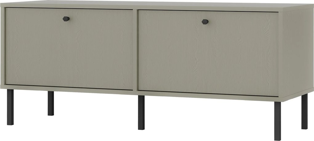 Szafka RTV TORINO - Zielony / Wysokość 50 cm / 120,6 cm / 2 szuflady