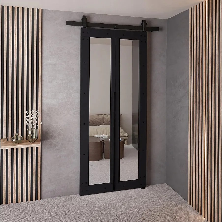 Drzwi Przesuwne QUDIO M8 Czarny 70