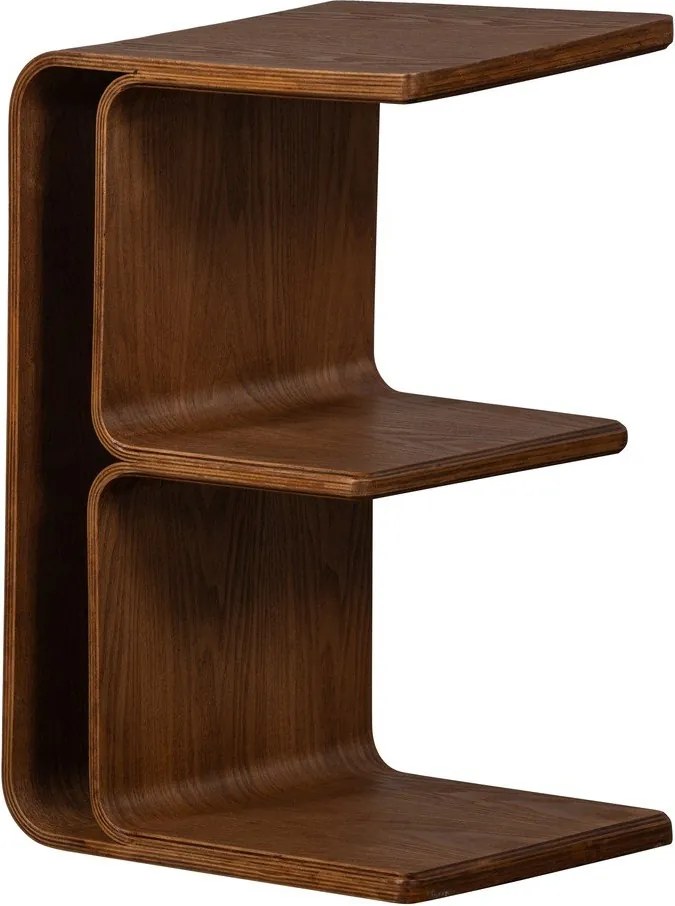 Stolik w dekorze orzecha 32x40 cm Frey – WOOOD