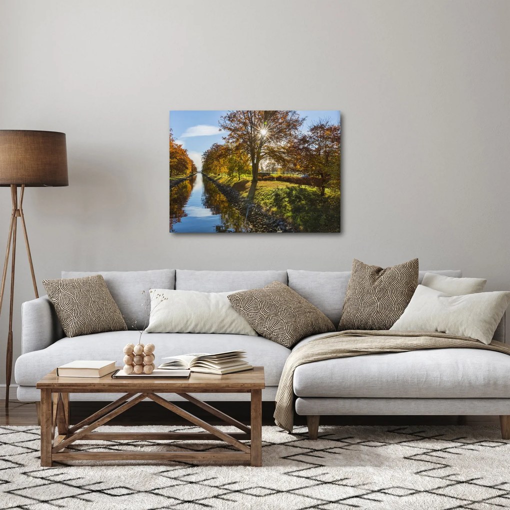 Obraz kanału wodnego (70x50 cm)