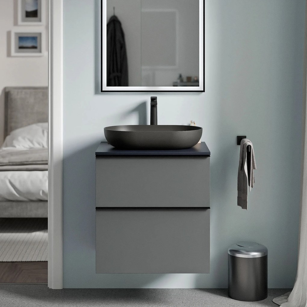 Meble łazienkowe szafka pod umywalkę nablatową LAVOA 60 cm