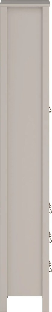 Dwudrzwiowa witryna z szufladami Madrid, kaszmir mat