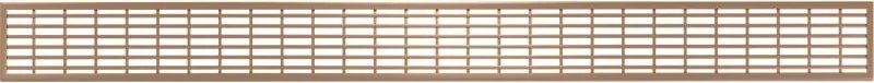 Mexen Flat M33 maskownica do odpływu liniowego 60 cm, miedź szczotkowana - 1C33060